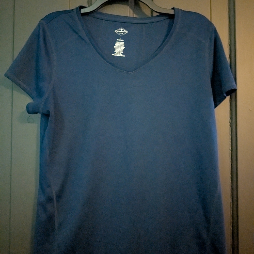 St. John's Bay Blue Short Sleeve Top